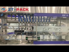 Máquina de enchimento de alta velocidade Tra do medidor de fluxo 4000BPH do óleo de motor da gasolina do líquido de freio da graxa do óleo de lubrificação